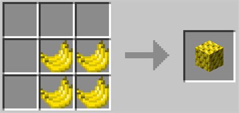 how to make a banana in minecraft