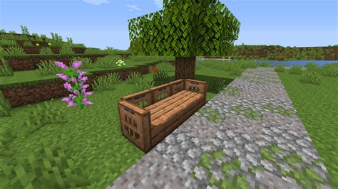 how to make a bench in minecraft