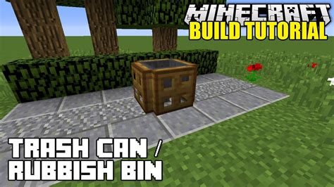 how to make a bin in minecraft