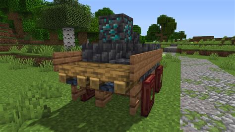 how to make a cart in minecraft