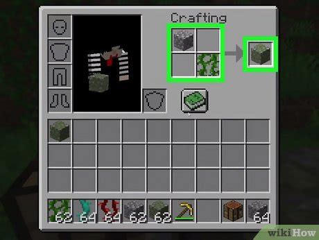 how to make a cobblestone in minecraft