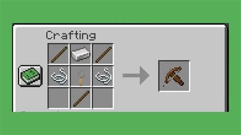 how to make a crossbow in minecraft