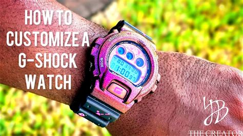 how to make a custom g shock