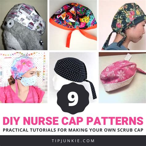 how to make a diy scrub caps patterns