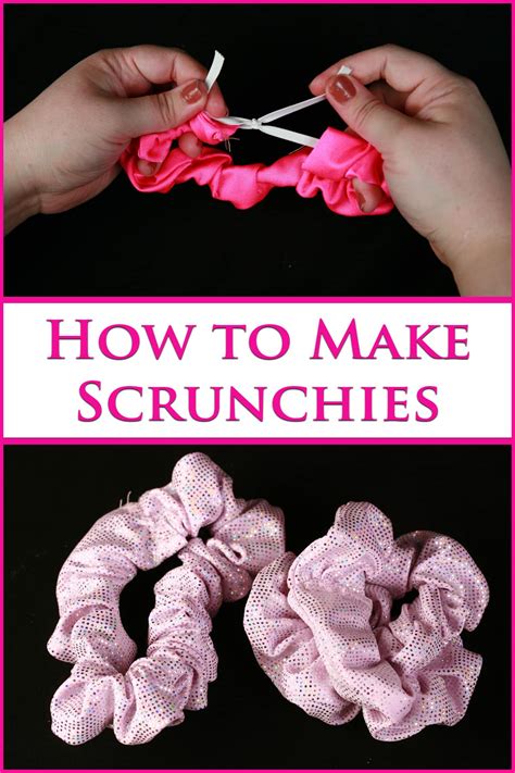 how to make a diy scrunchie without sewing