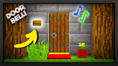 how to make a doorbell in minecraft