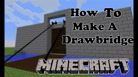 how to make a drawbridge in minecraft