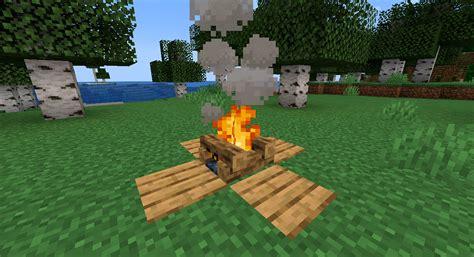how to make a fire in minecraft