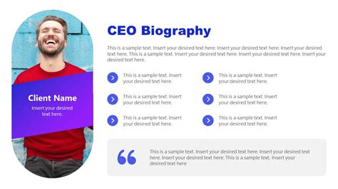 how to make a good biography powerpoint