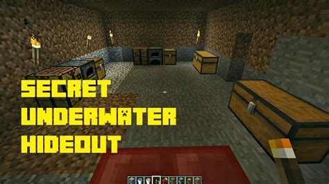 how to make a hideout in minecraft