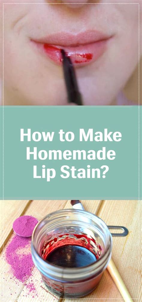 how to make a homemade lip stain treatment