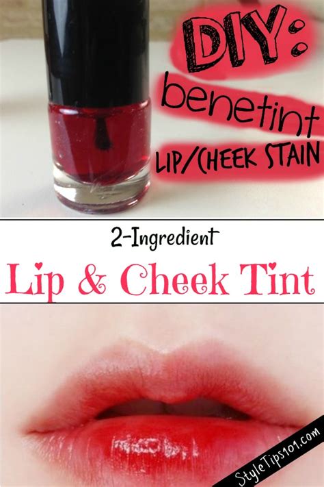 how to make a homemade lip tint