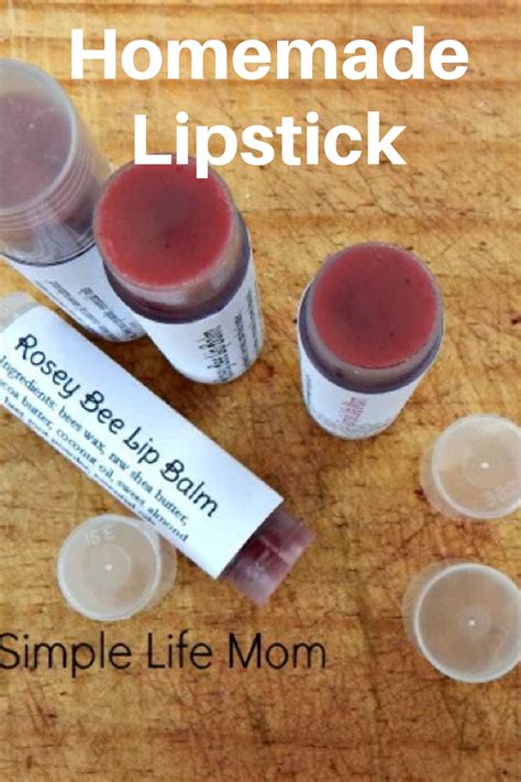 how to make a homemade lipstick