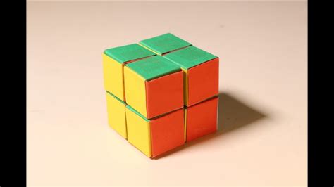 how to make a homemade rubiks cube 2x2
