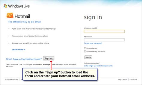how to make a hotmail com address