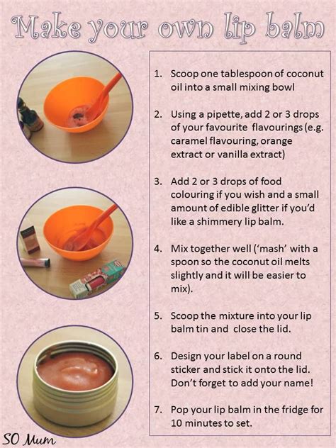 how to make a lip balm base