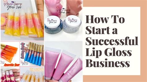 how to make a lip gloss business online