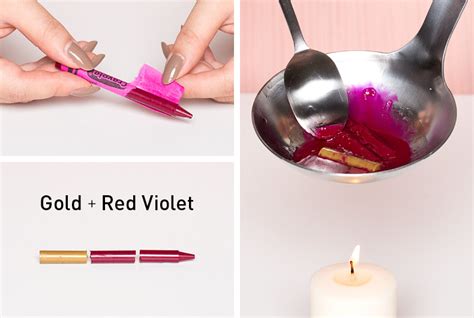 how to make a lipstick with crayons easy