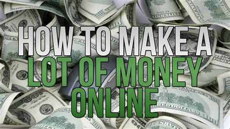 how to make a lot of money online as a girl