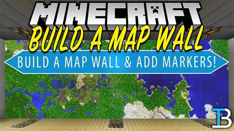 how to make a map wall minecraft