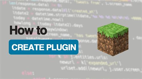how to make a minecraft plugin