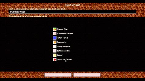how to make a minecraft server superflat