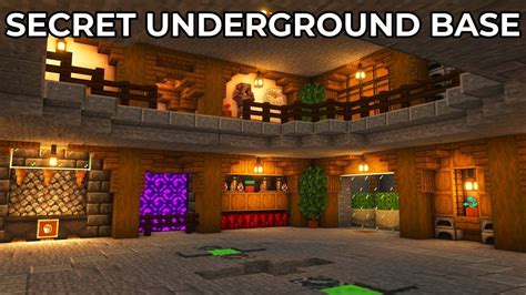 how to make a minecraft underground base