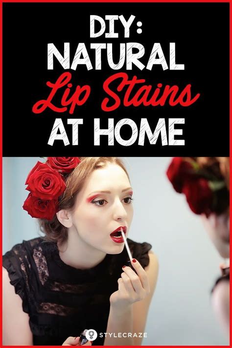 how to make a natural lip stain without