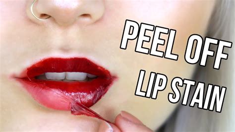 how to make a peel off lip stains