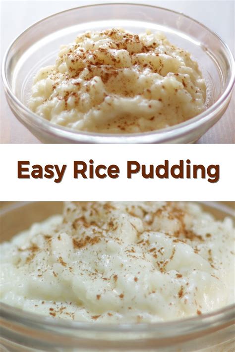 how to make a quick rice pudding