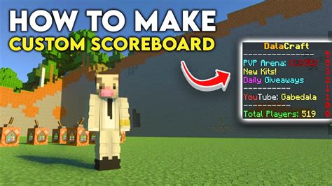 how to make a scoreboard in minecraft