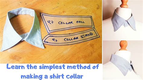 how to make a shirt collar pattern