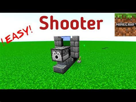 how to make a shooter in minecraft