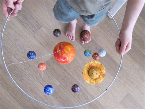 How To Make A Solar System Mobile Model Making A Solar System Mobile - Making A Solar System Mobile