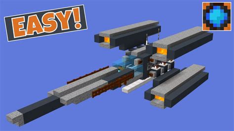 how to make a spaceship in minecraft