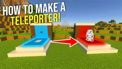 how to make a teleporter on minecraft