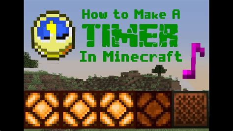 how to make a timer in minecraft