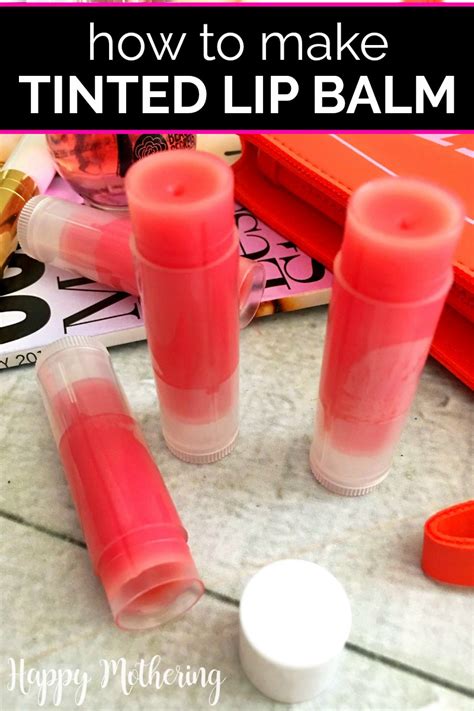 how to make a tinted lip balm gel