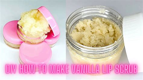 how to make a vanilla lip scrub kits