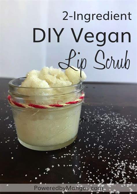 how to make a vegan lip scrub recipes