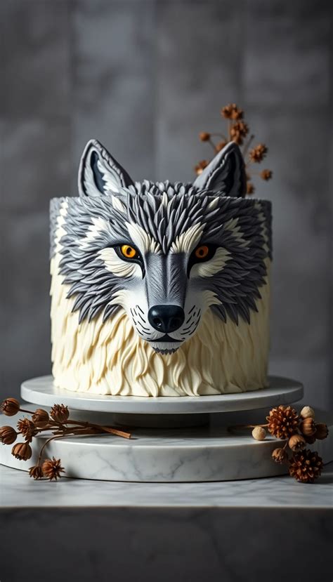 how to make a wolf cake