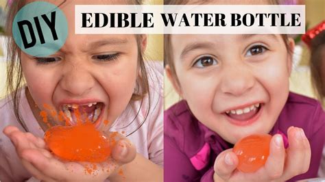 How To Make An Edible Water Bottle Science Water Bottle Science - Water Bottle Science