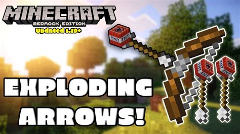 how to make arrows explode in minecraft