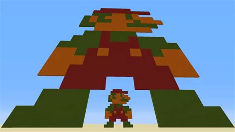 how to make big mario in minecraft