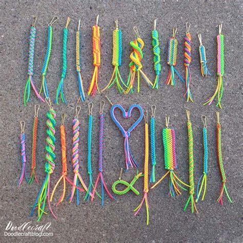 how to make boondoggle key chains