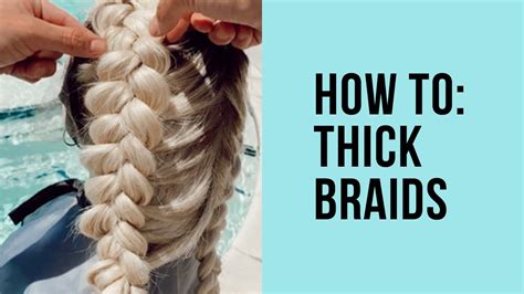 how to make braids look thicker