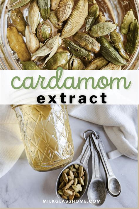 how to make cardamom extract