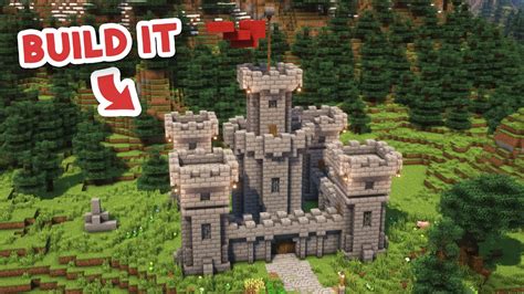 how to make castle in minecraft