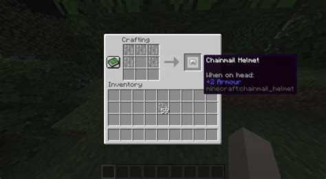 how to make chainmail in minecraft