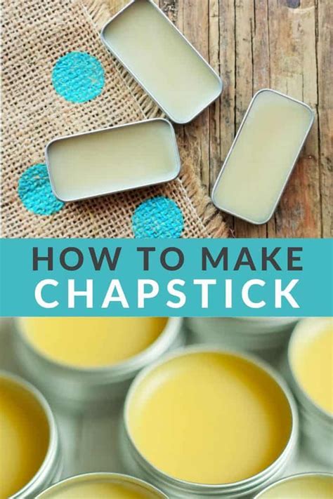 how to make chapstick at home easy